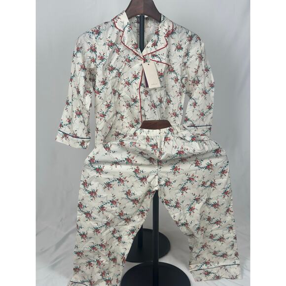 DÔEN Elio Playsuit Pajama Jumpsuit – Liberty Alessia Rose Floral – Size 8 – NWT - Picture 1 of 7